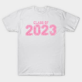 Varsity Pink Class of 2023 T-Shirt